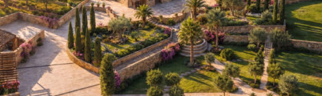 Progetto Dammuso, Giardini, Spazi pavimentati, Piscina - Pantelleria (Tp)