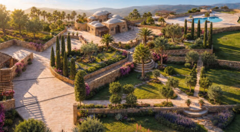 Progetto Dammuso, Giardini, Spazi pavimentati, Piscina - Pantelleria (Tp)