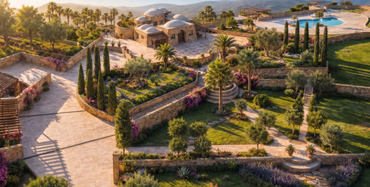 Progetto Dammuso, Giardini, Spazi pavimentati, Piscina - Pantelleria (Tp)